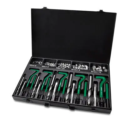130-Piece Comprehensive Threaded Coil Insert Repair Kit 1