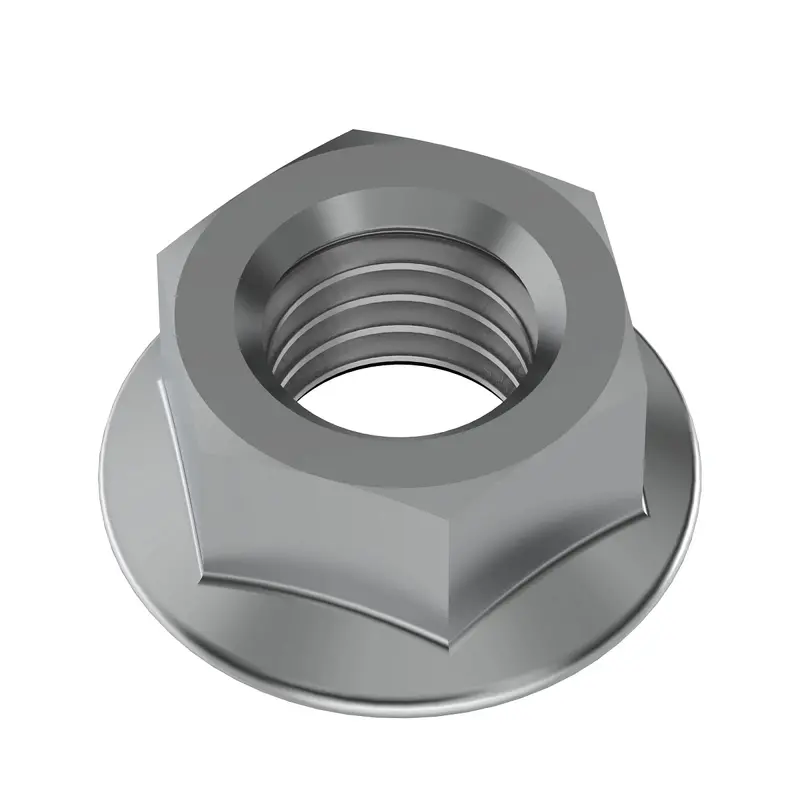 14M7298 Heavy-Duty Flange Hex Nut For Structural Fastening 1