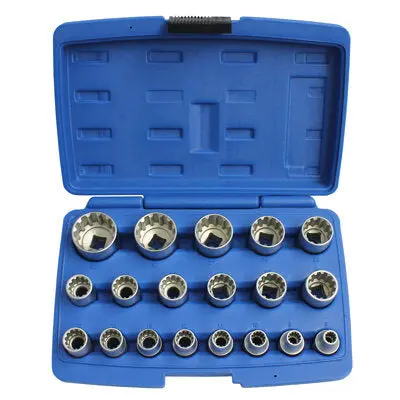 19-Piece All-Drive 1/2" Socket Set – 8Mm To 32Mm Metric Range 1