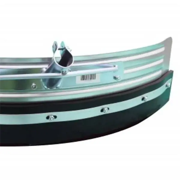 24-Inch Galvanised Curved Yard Scraper – Compact, Rust-Proof Landscaping Aid 1
