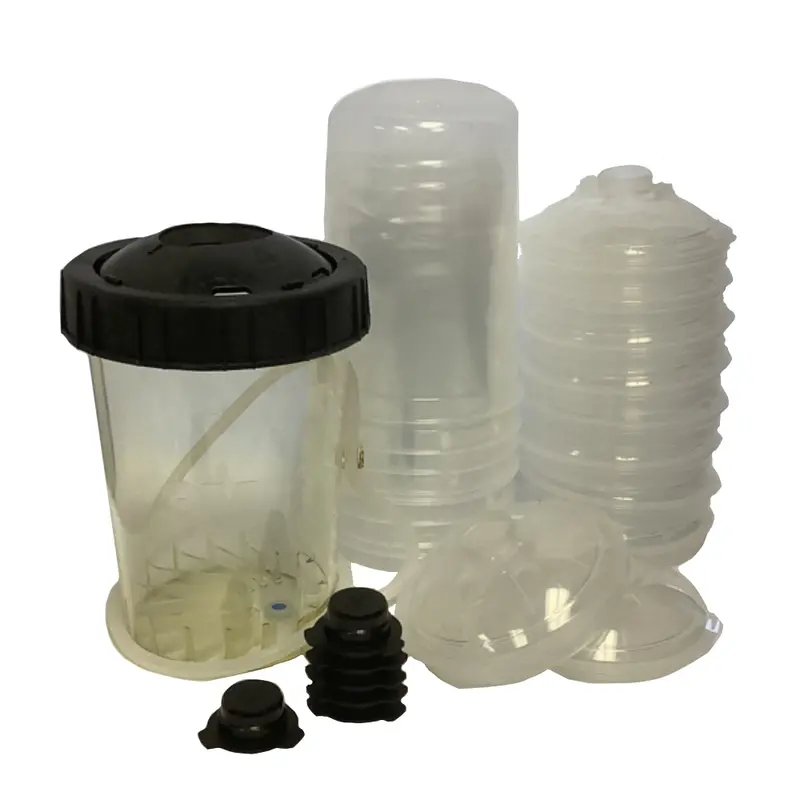 3M Pps 2.0 H/O Pressure Cup Starter Kit – Large Size (850 Ml / 28 Oz) With 200-Micron Filter & Disposable Liners/Lids (Afs-1646) 1