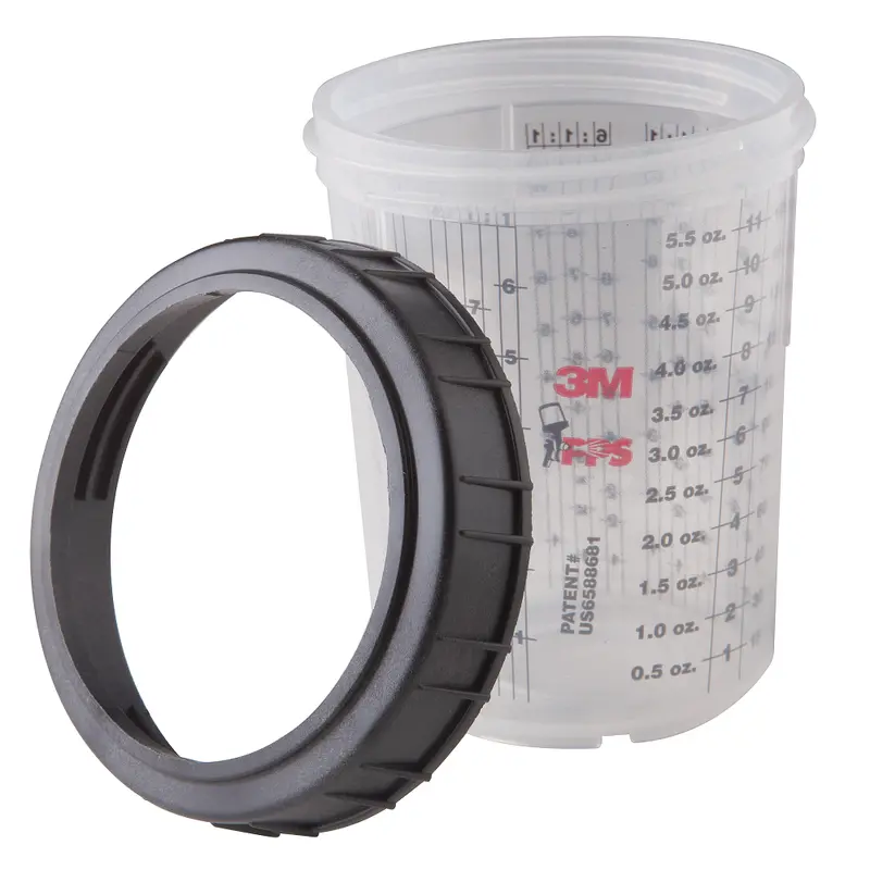 3M Pps Mini Cup And Collar – 180 Ml Capacity (2-Pack, 16115) 1