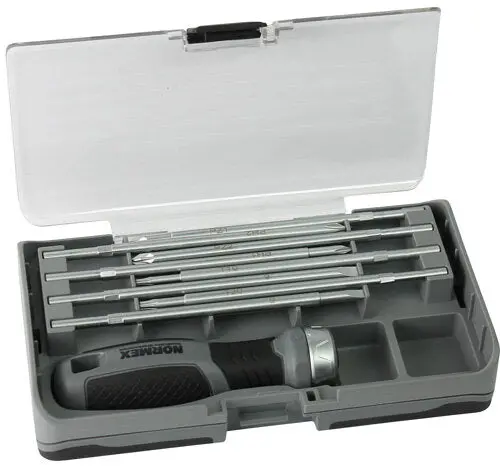 8-Piece Ratcheting Screwdriver Bundle With Interchangeable Tips 1
