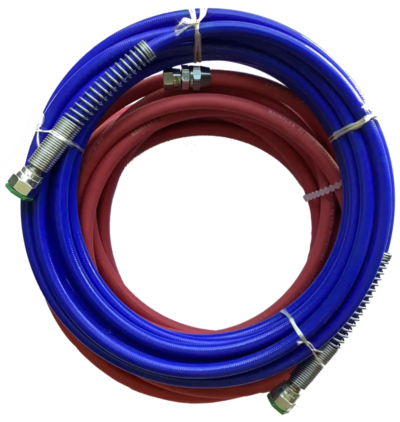 Aaa Hose Set – 3/16" Fluid + 1/4" Air Hose Combo 1