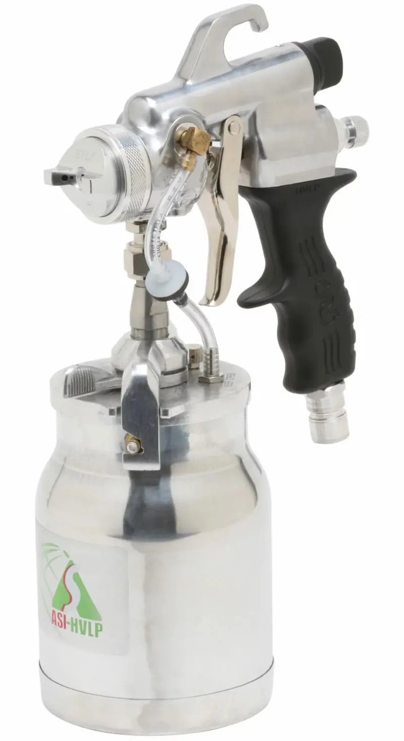 Apollo E7000 Eco Series Hvlp Turbine Pressure Feed Spray Gun – Non-Bleeder, Includes 1 Qt Aluminum Cup 1