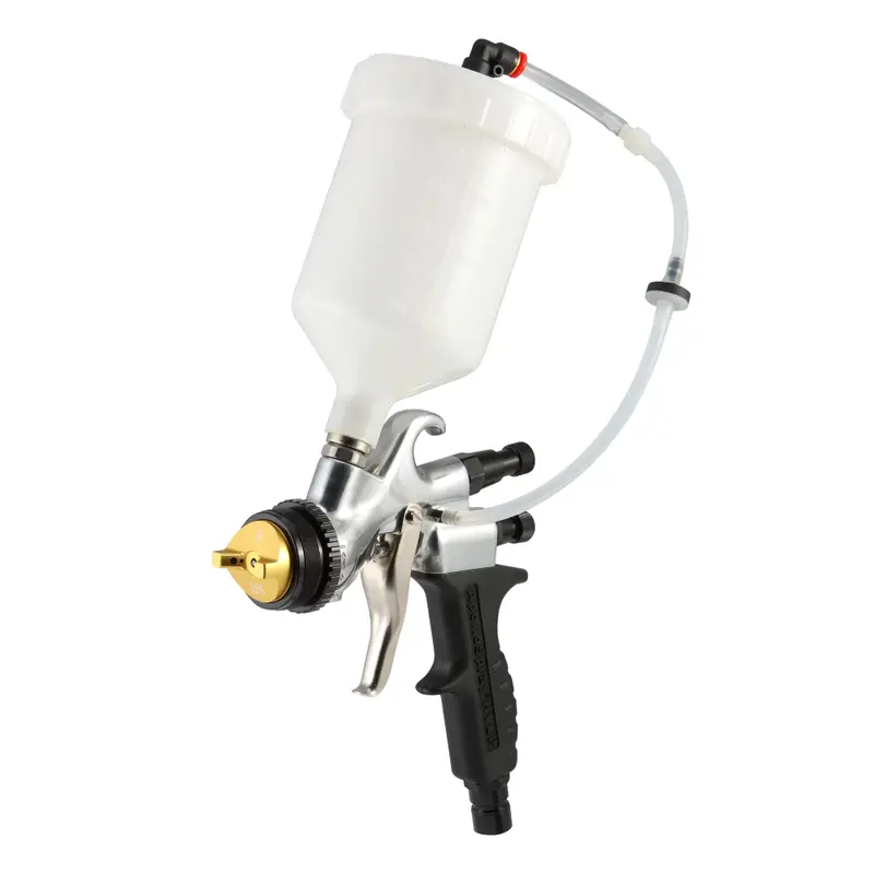Apollo E7700Gto-600 Hvlp Gravity-Feed Spray Gun – 600Cc Plastic Pressure Cup, Atomizer™ 1
