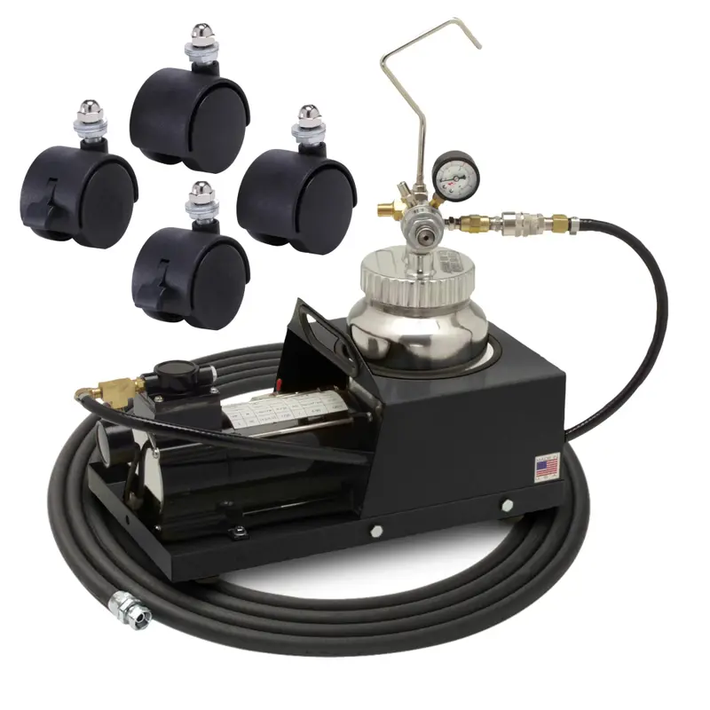 Apollo Hvlp 2 Qt Fluid Feed System – Black Base Kit With Customizable Hose Configurations 1