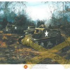 Armored Field Artillery Limited Edition – Signed 18X24 Print 1