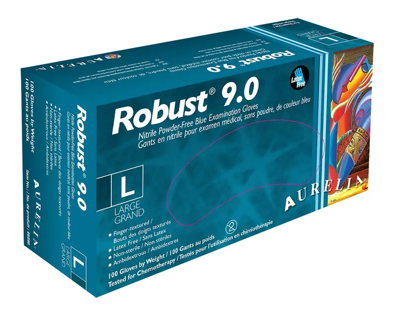 Aurelia Robust 9.0 Nitrile Protective Gloves – Enhanced Grip & Durability 1