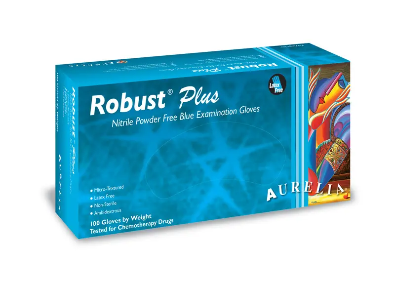 Aurelia Robust Plus Nitrile Examination Gloves 1