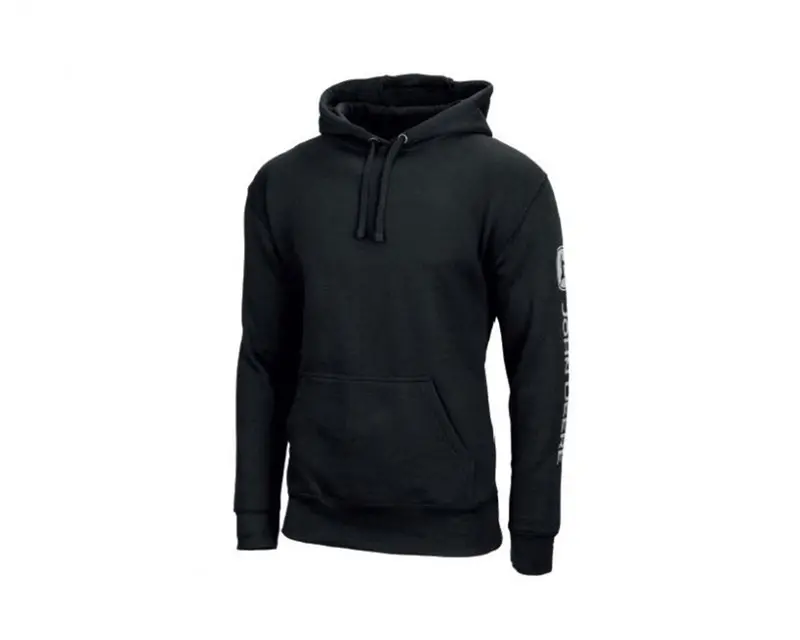 Black Sleeve Graphic Hoodie – John Deere Mc130219Bk 1