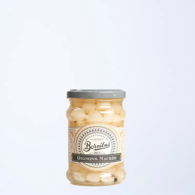 Bornibus Pearl Onions – Pickled, Ready-To-Use Gourmet Garnish (260G) 1