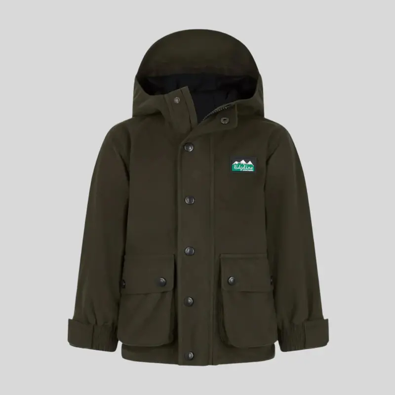 Boys' Spiker Water-Resistant Jacket In Deep Forest Green 1