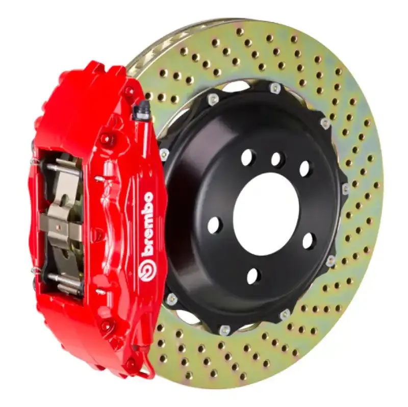 Brembo Front Big Brake Kit For 1994–2004 Mustang Sn95 – 355×32Mm Drilled Rotors, 4-Piston Calipers 1