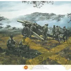 Cannoneers Limited Edition Print – Signed 18X24 1