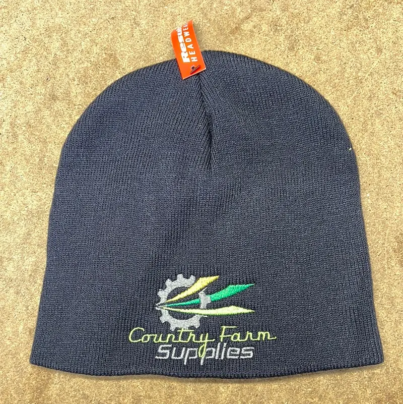 Cfs Charcoal Grey Knit Beanie Hat 1