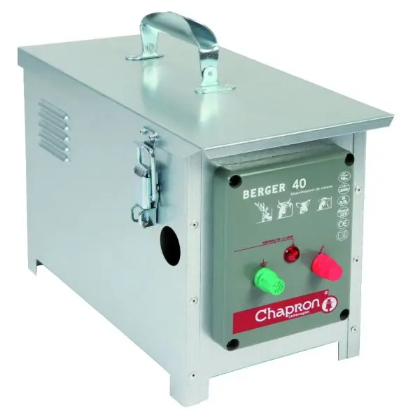 Chapron Berger40 Dual-Function Fence Energizer – 20-Acre Coverage 1