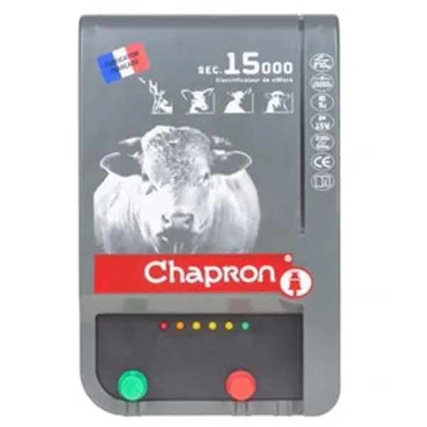 Chapron Sec15000 Solar-Powered Fence Energizer 1