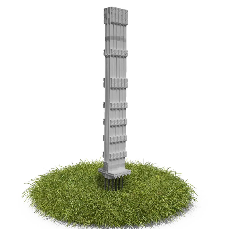 Cheetah 105Cm Plastic Fence Posts – 10-Pack 1
