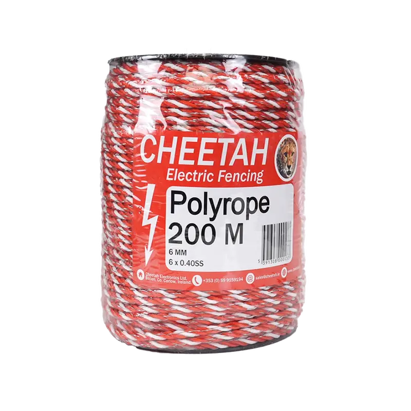 Cheetah 200-Meter 6Mm Polyrope – High-Tensile, Conductive Rope 1