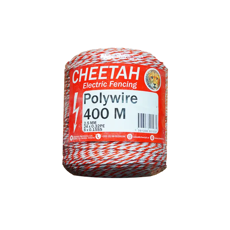 Cheetah 400-Meter Conductive Polywire – Uv-Stabilized & Flexible 1