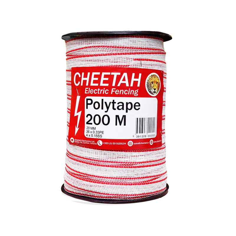 Cheetah Polyethylene Polytape – 200 M × 20 Mm 1