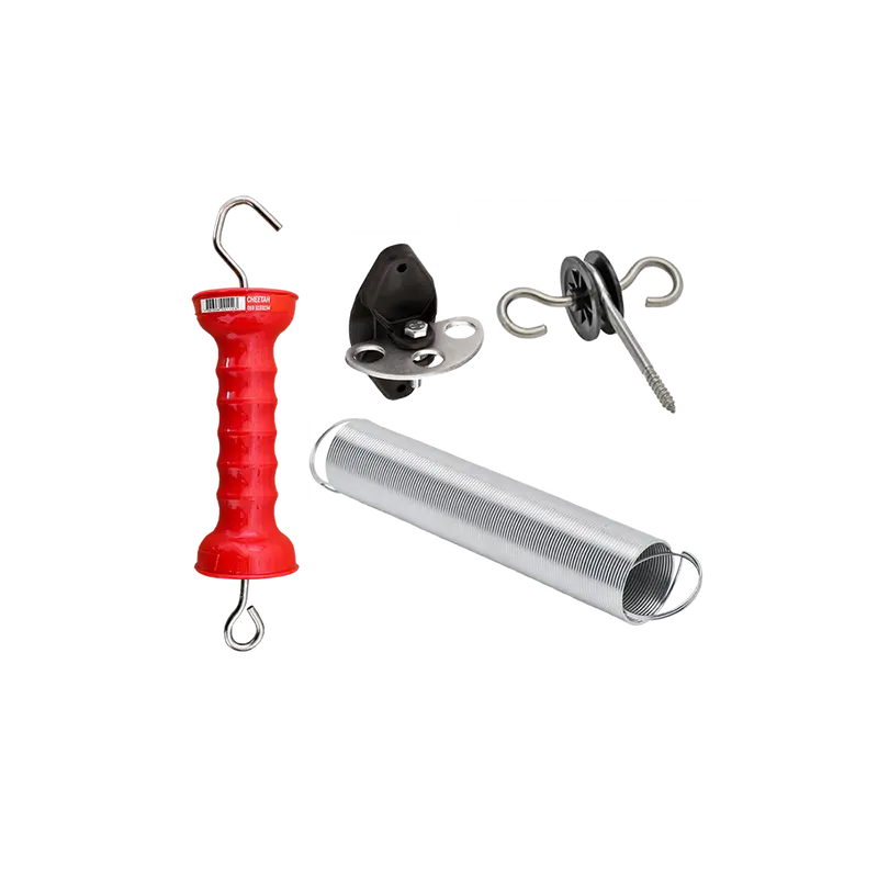 Cheetah Spring-Loaded Gate Hardware Set 1