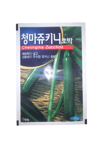 Cheongma F1 Hybrid Zucchini Squash Seeds – Farm Hannong (South Korea) 1