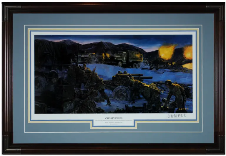 Chosin Fires Historical Art Print 1