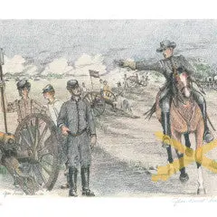 Commander On Horseback Military Art – 11X14 Print 1