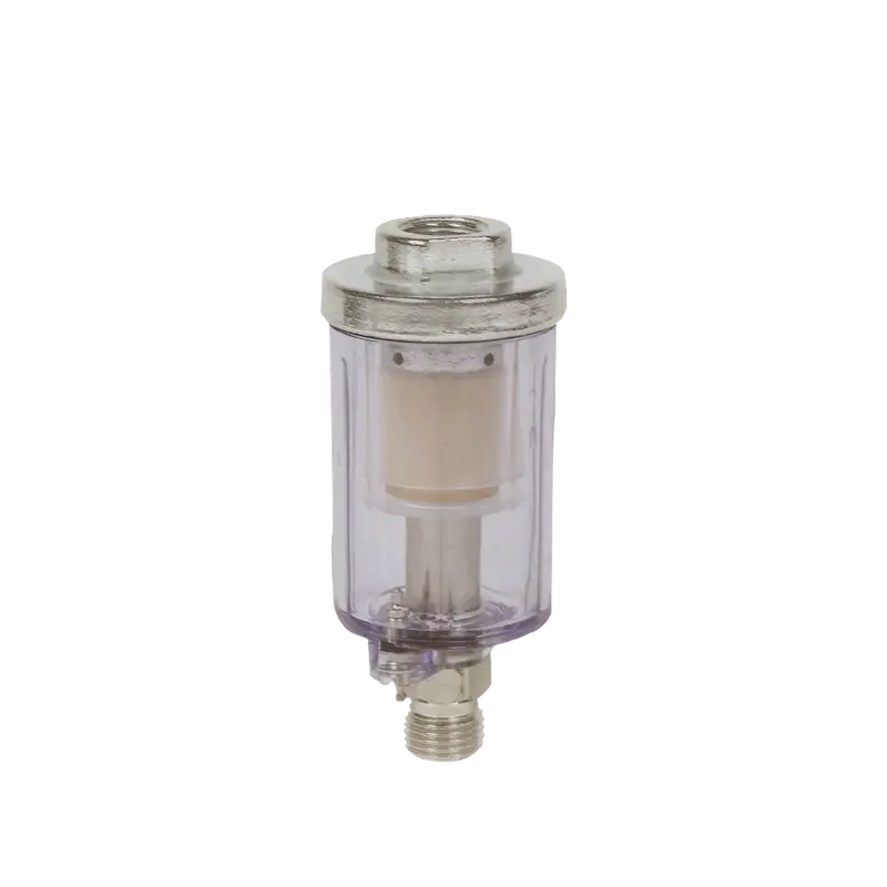 Compact 1/4" Npt Inline Air Filter & Oil/Water Separator For Spray Guns 1