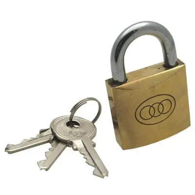 Compact Brass Padlock – 38Mm, Keyed-Alike Configuration 1
