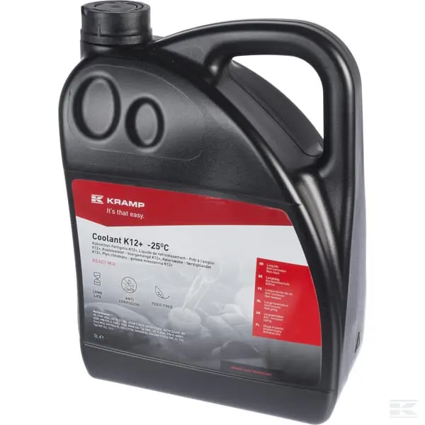Coolant K12+ Ready-Mix Antifreeze – Frost Protection To -25°C (5L) 1