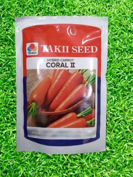 Coral Ii F1 Hybrid Carrot Seeds – Takii Brand 1