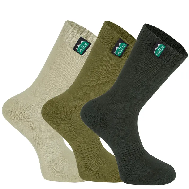 Cotton Mid-Calf Work Socks – 3-Pair Pack 1