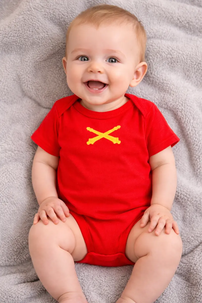 Cross Cannon Infant Onesie – Soft Cotton 1