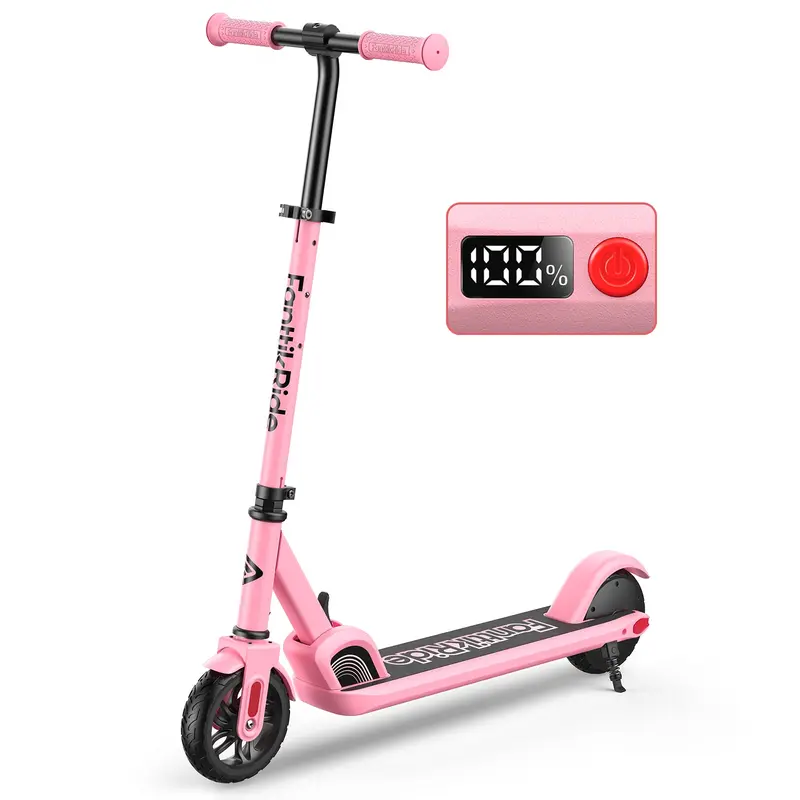 Fanttikride C9 Kids’ Electric Scooter – Pink, Lightweight & Beginner-Friendly 1