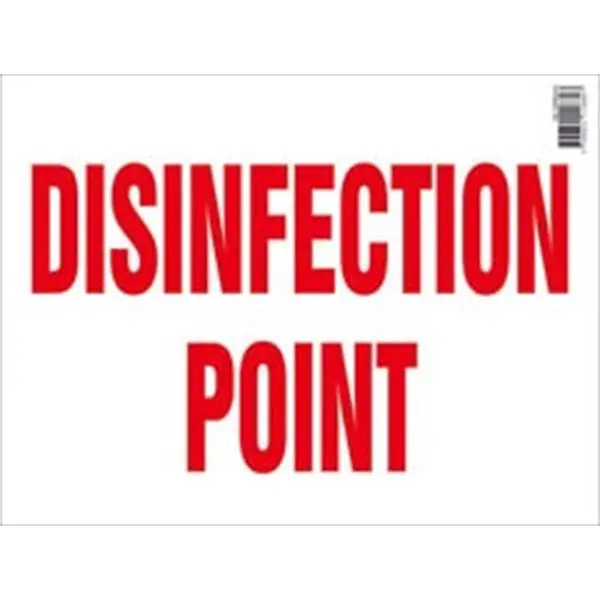 Farm Biosecurity Sign: Disinfectant Station Notice 1