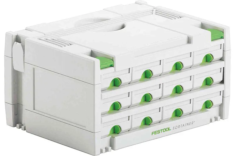 Festool 12-Drawer Sortainer Storage System For Workshop Organization (Model 491986) 1