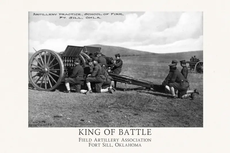Field Artillery Association Vintage-Style Postcard 1