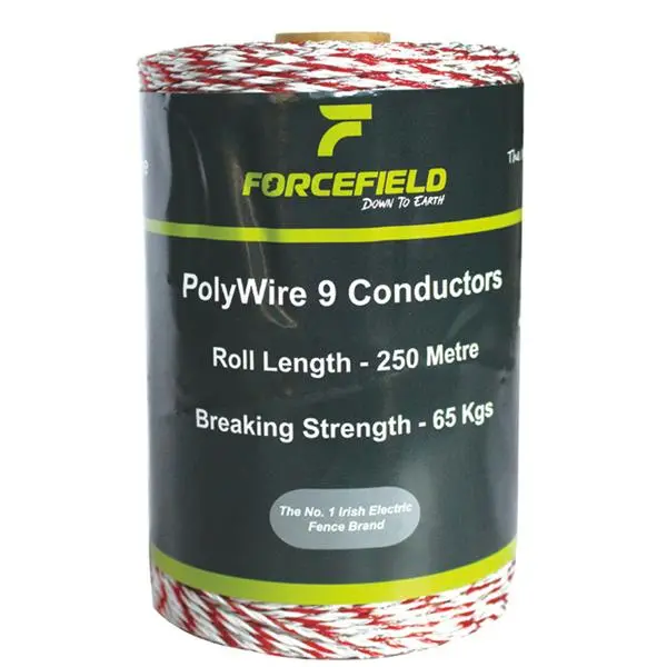 Forcefield Premium 9-Strand Polybraid Fence Wire – 250-Metre Roll 1