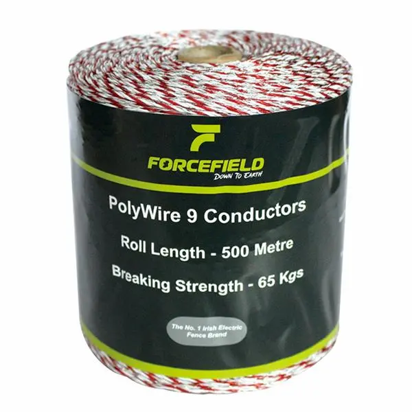 Forcefield Premium 9-Strand Polybraid Fence Wire – 500-Metre Bulk Roll 1