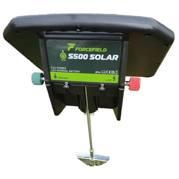 Forcefield S500 Solar-Powered Electric Fencer – High-Output Livestock Containment 1
