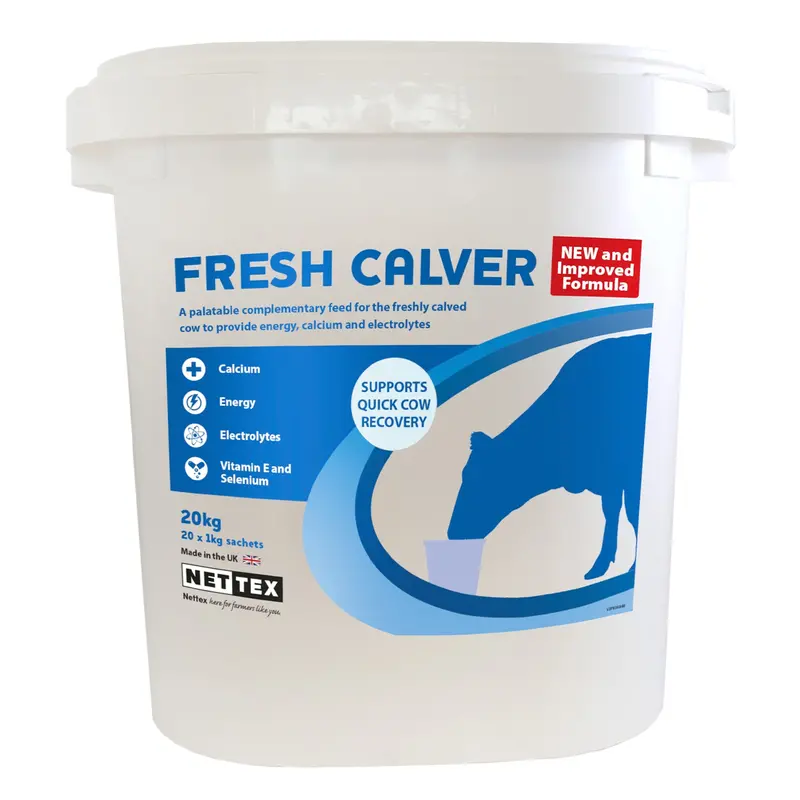 Fresh Calver Electrolyte Powder – 20 X 1Kg Rehydration Sachets For Calves 1