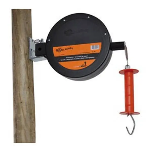 Gallagher 15-Metre Automatic Rewind Reel For Electric Fence Wire 1
