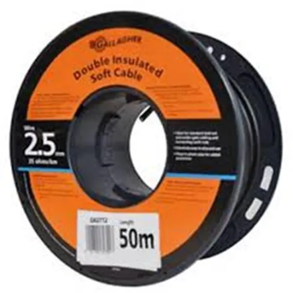 Gallagher 50M 2.5Mm² Heavy-Duty Leadout Cable For Electric Fencing 1