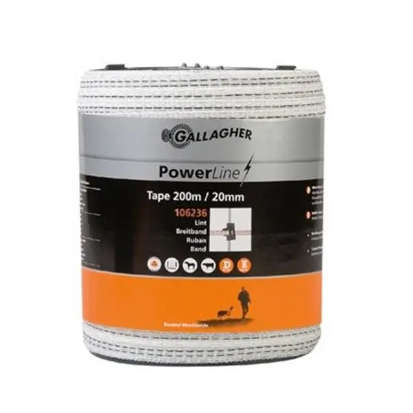 Gallagher 9-Strand 20Mm Polytape – 200-Meter Roll 1