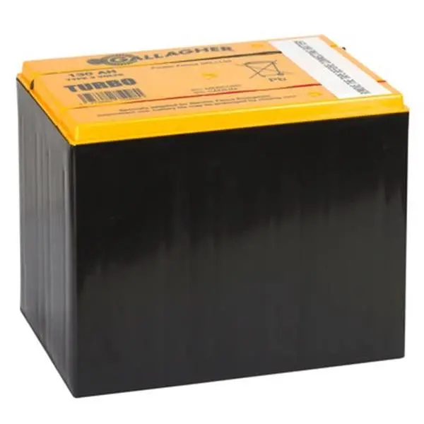 Gallagher 9V 130Ah Square-Cell Battery For Agricultural Fencing Systems 1