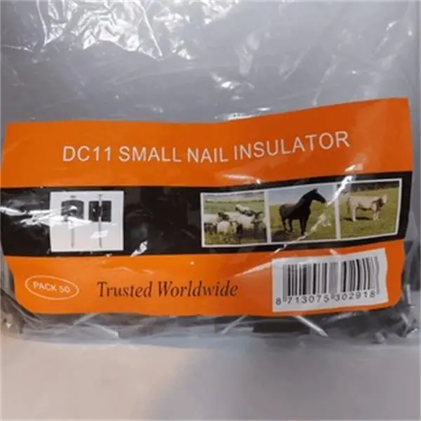 Gallagher Dc11 Nail-Mount Insulator Pack – 50 Units 1