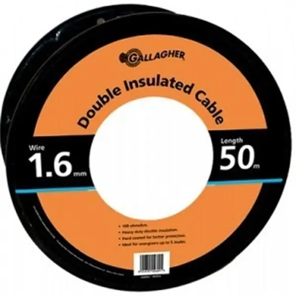 Gallagher Undergate Cable – 50-Metre Spool, 1.6Mm Gauge, Farm-Grade Conductivity 1